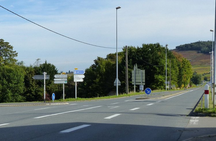 Velo_Voie_Verte_Beaujolais_Régnié-Durette - Intersection D9-D337